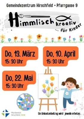 Veranstaltung: Himmlisch kreativ für Kinder Do 22. 05. 2025