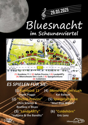 Veranstaltung: Blues Nacht 2025 Sa 29. 03. 2025