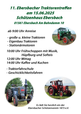 Programm Traktortreffen (Bild vergrößern)
