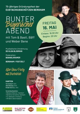 Bunter Bayerischer Abend Bergham
