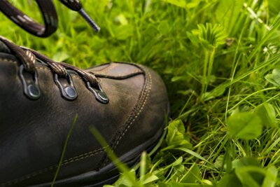 Foto: Brauner Wanderschuh; Quelle: pexels.com