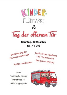 Veranstaltung: Kinderflohmarkt und Tag der offenen Tür So 30. 03. 2025