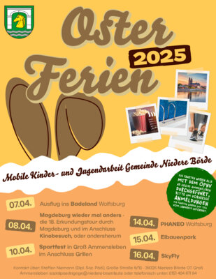 Veranstaltung: Osterferien-Angebot 07.  -  16. Apr 2025