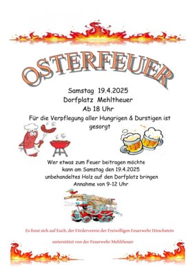Osterfeuer Mehltheuer