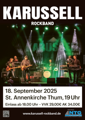 Veranstaltung: Rockband Karussell Do 18. 09. 2025