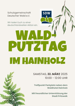 Plakat zur Veranstaltung - Urheber SDW e.V.