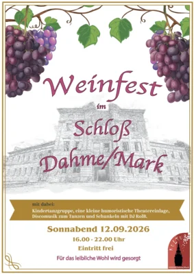 Weinfest im Dahmer Schloss