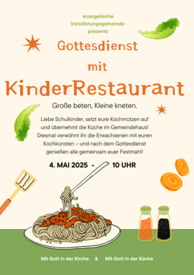 Gottesdienst im KinderRestaurant