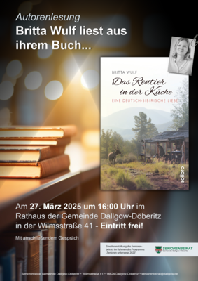 Veranstaltung: Autorenlesung - Britta Wulf liest aus ihrem Buch 