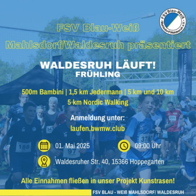 Veranstaltung: "Waldesruh läuft!" Do 01. 05. 2025