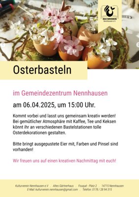 Flyer Osterbasteln 06.04.25 (Bild vergrößern)