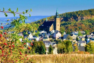 Blick vom Mühlberg auf Schneeberg FOTO: Daniel Leistner (Bild vergrößern)