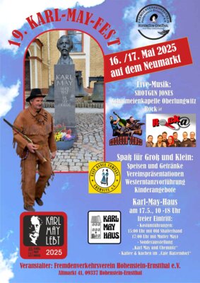 Plakat des 19. Karl-May-Festes (Bild vergrößern)
