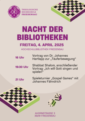 Die Nacht der Bibliotheken in Friedensau erleben