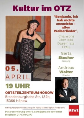 Veranstaltung: Kultur im OTZ Sa 05. 04. 2025