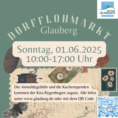 Veranstaltung: Dorfflohmarkt Glauberg 2025 So 01. 06. 2025