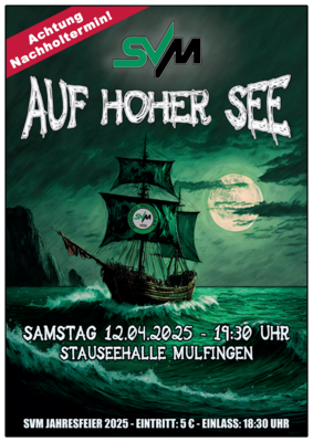 Veranstaltung: Jahresfeier SV Mulfingen Sa 12. 04. 2025