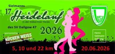 Veranstaltung: Sielmanns 17. Heidelauf durch die D&ouml;beritzer Heide Sa 20.​06.​2026