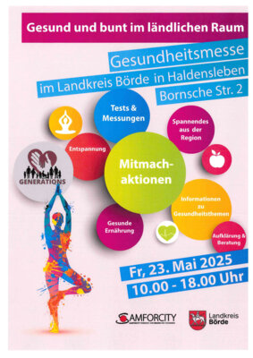 Veranstaltung: Gesundheitsmesse Fr 23. 05. 2025