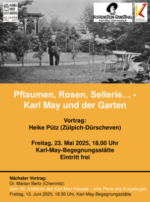 Plakat des Vortrags vom 23.05.2025 (Bild vergrößern)