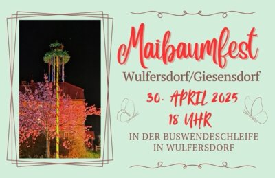 Maibaumfest in Giesensdorf/Wulfersdorf (Bild vergrößern)