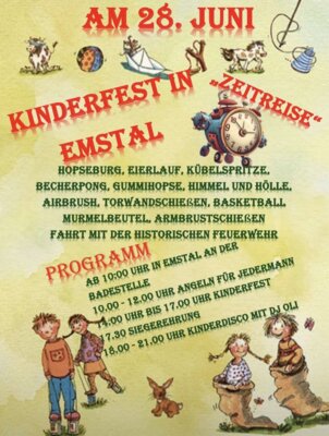 Veranstaltung: Kinderfest in Emstal Sa 28. 06. 2025