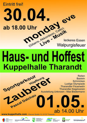 Veranstaltung: Haus- und Hoffest Do 01. 05. 2025