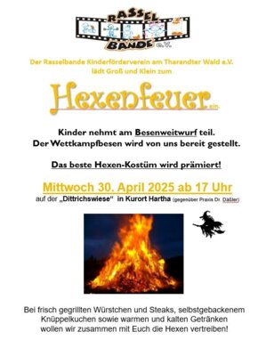 Veranstaltung: Hexenfeuer Mi 30. 04. 2025