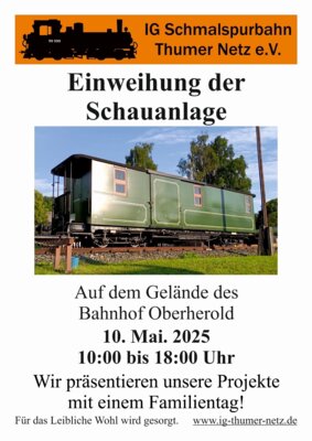 Veranstaltung: Einweihung der Schauanlage in Herold Sa 10. 05. 2025