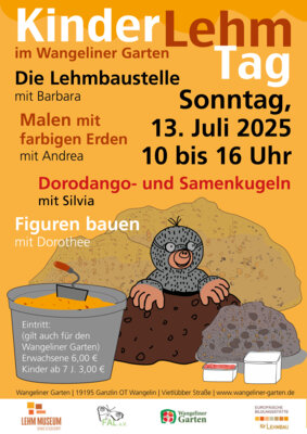Plakat Kinderlehmbautag 2025 2025