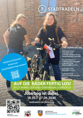 PLAKAT - STADTRADELN in Jüterbog (Bild vergrößern)