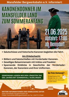 Kanonendonner im Mansfelder Land