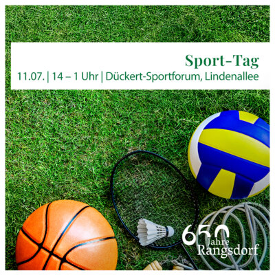 Veranstaltung: Sport-Tag: "Keiner der sich nicht bewegt" Fr 11. 07. 2025