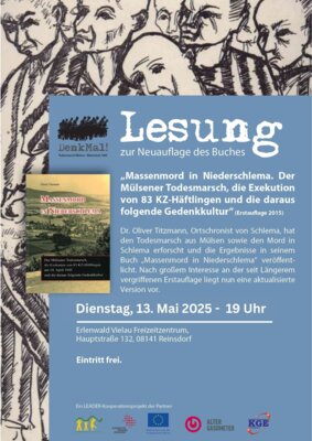Flyer Buchlesung (Bild vergrößern)