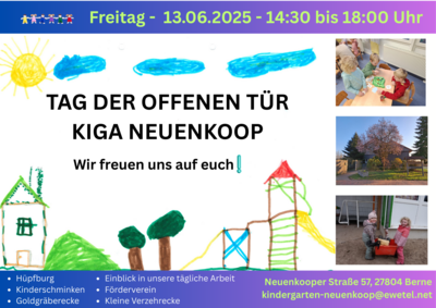 Tag der offenen Tür im Kindergarten Neuenkoop