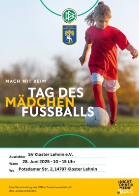 Veranstaltung: Tag des Mädchenfußballs Sa 28. 06. 2025
