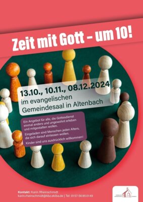 Veranstaltung: Zeit mit Gott um 10! So 18. 05. 2025