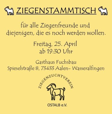 Ziegenstammtisch