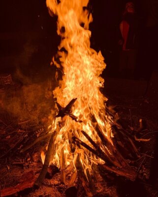 Osterfeuer (Foto von Jan-Christoph Horn auf pixabay) (Bild vergrößern)