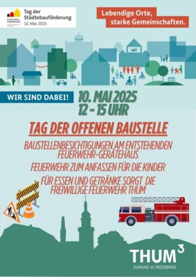 Veranstaltung: Tag der offenen Baustelle am Feuerwehr-Gerätehaus Sa 10. 05. 2025