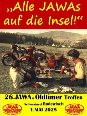 Veranstaltung: 26.JAWA & Oldtimer Treffen Do 01. 05. 2025