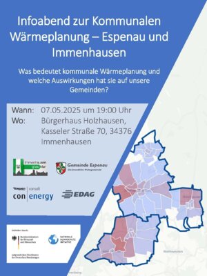 Veranstaltung: Infoabend zur Kommunalen Wärmeplanung Mi 07. 05. 2025
