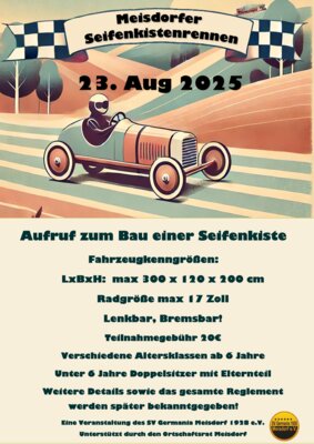 ©Flyer Seifenkistenrennen