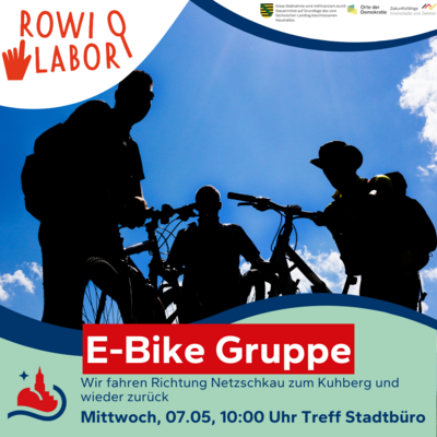 Veranstaltung: E-Bike-Tour Mi 07. 05. 2025