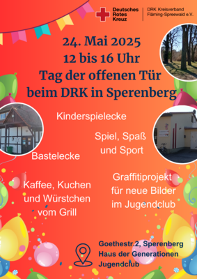 Tag der offenen Tür beim DRK in Sperenberg am 24. Mai 2025