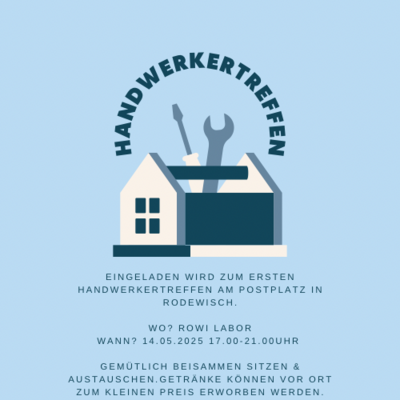 Veranstaltung: Handwerker-Treff Mi 14. 05. 2025