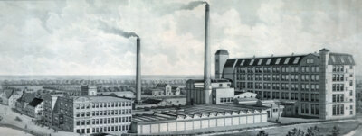 Quandtsche Tuchfabrik um 1925