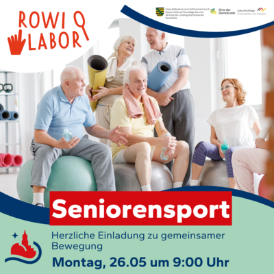 Veranstaltung: Seniorensport Mo 26. 05. 2025
