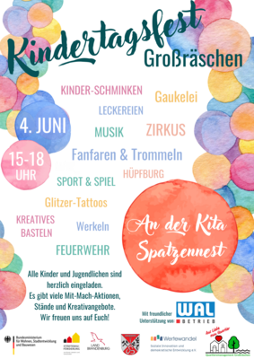 Veranstaltung: Kindertagsfest Mi 04. 06. 2025