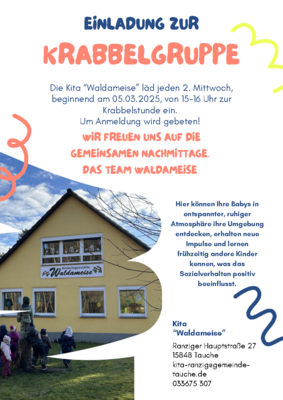 Einladung zur Krabbelgruppe (Bild vergrößern)